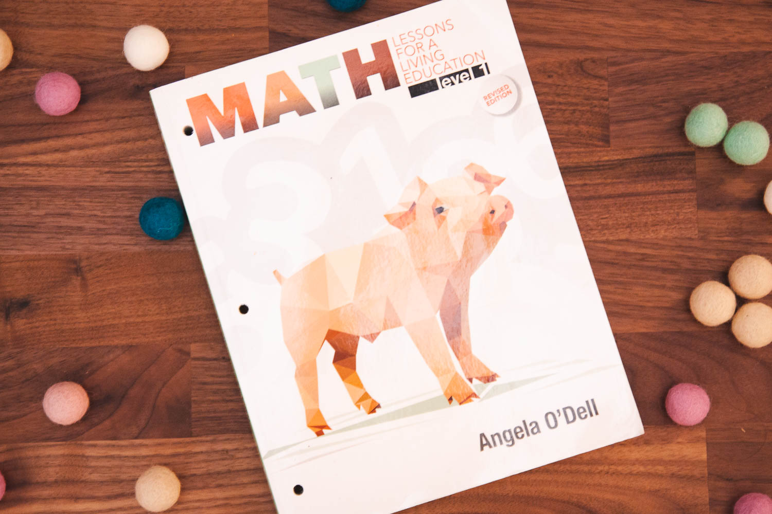 Our kindergarten homeschool curriculum choice for math is Math Lessons for a Living Education