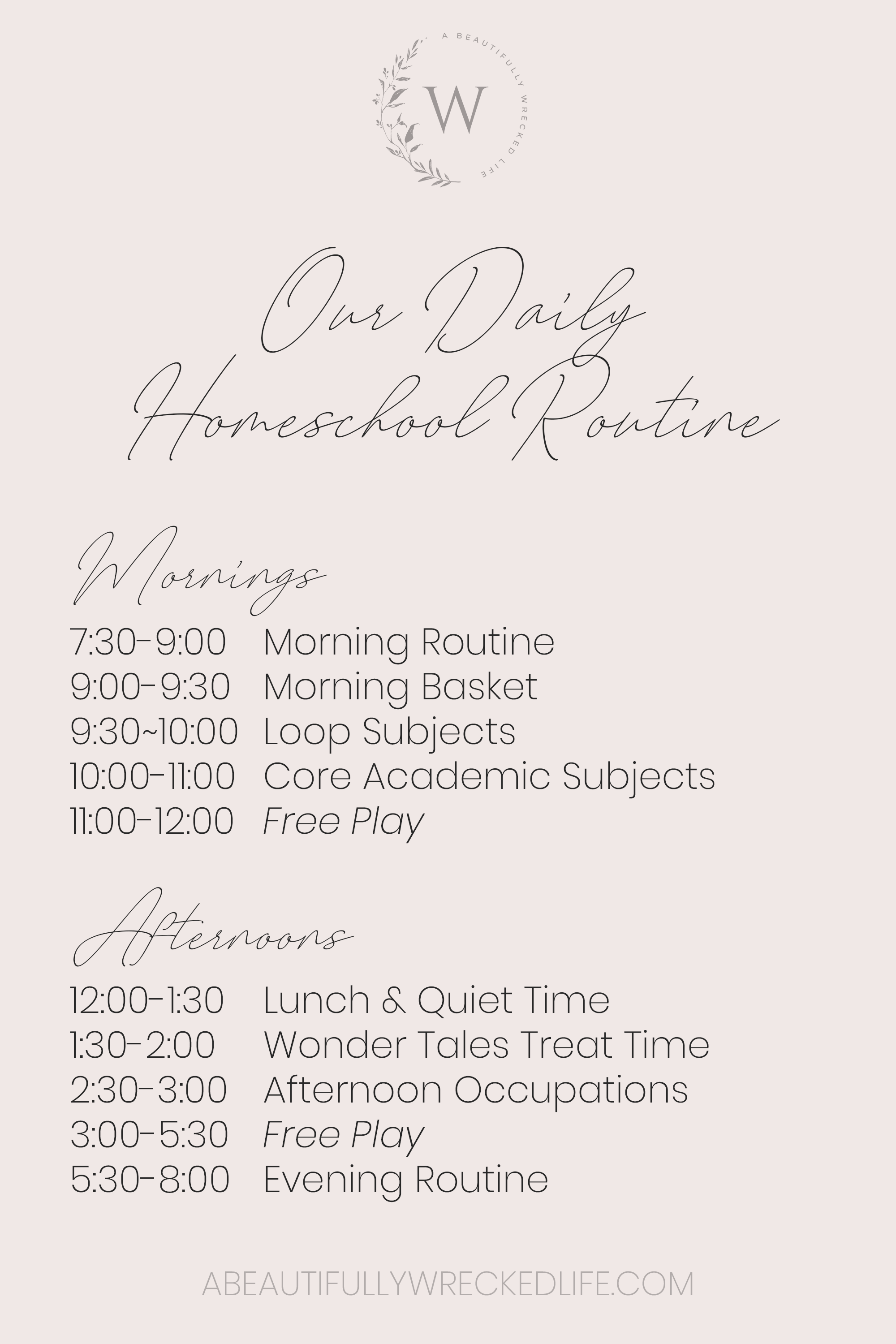 Our Daily Homeschool Routine