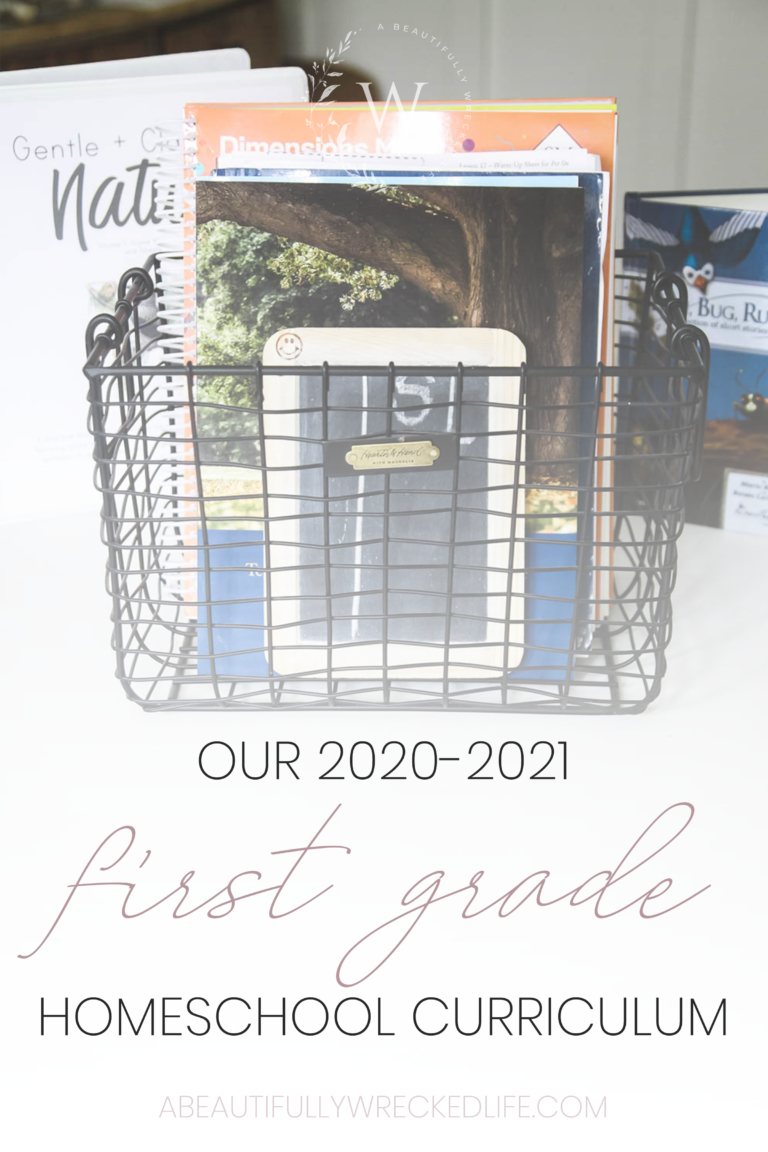 Our 2020-2021 First Grade Homeschool Curriculum