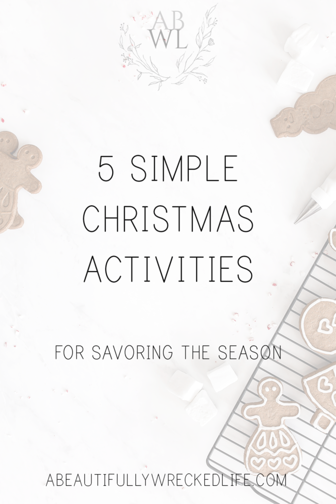 SIMPLE CHRISTMAS ACTIVITIES FOR FAMILIES