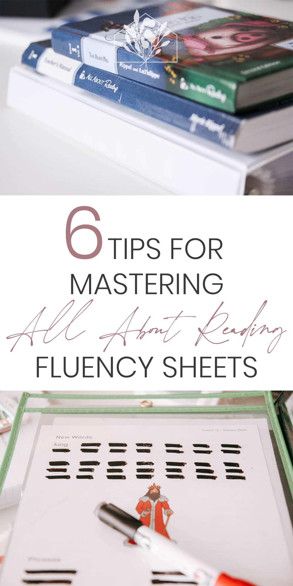 Mastering All About Reading Fluency Sheets