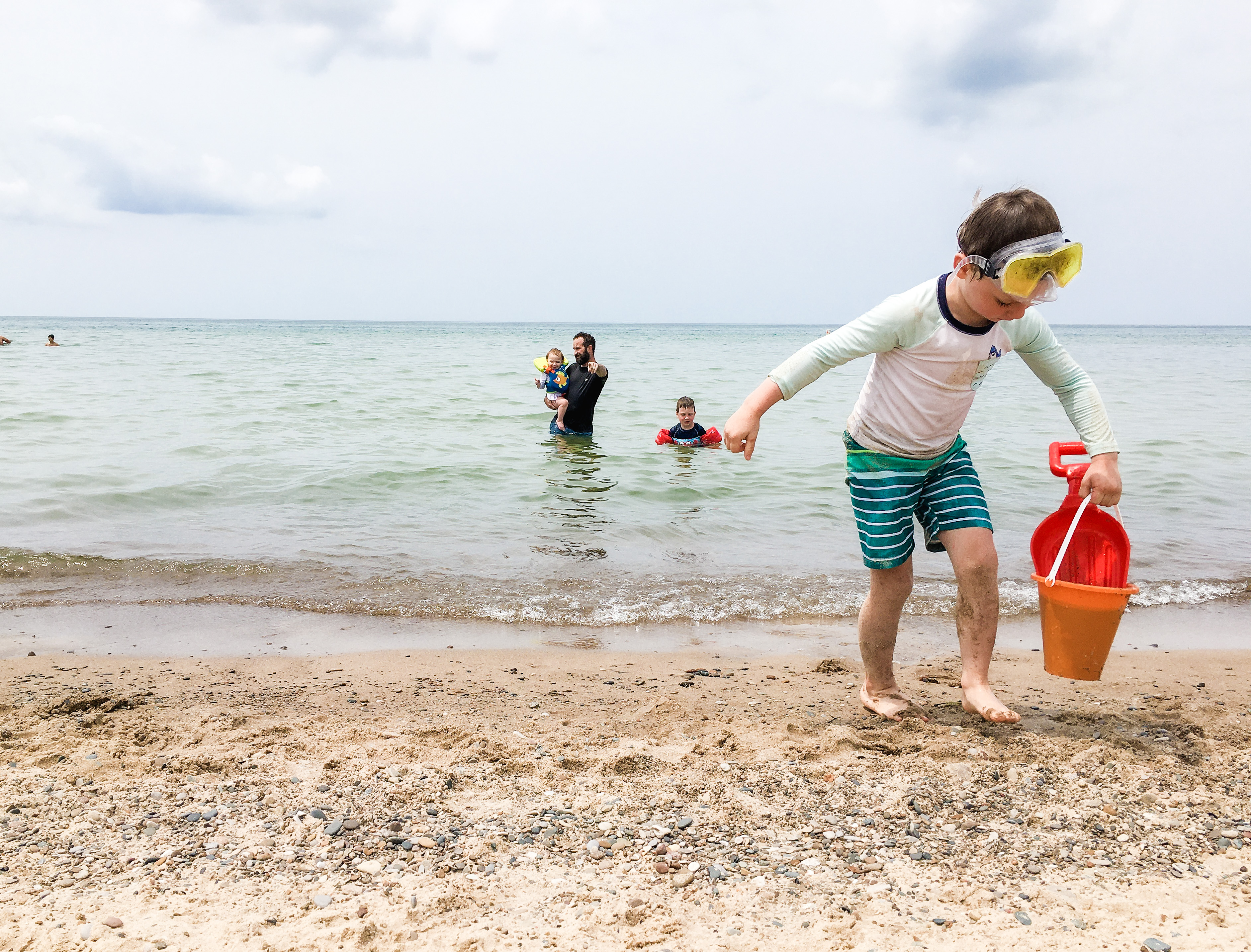 Day at the beach during our 1000 hours outside challenge 2021