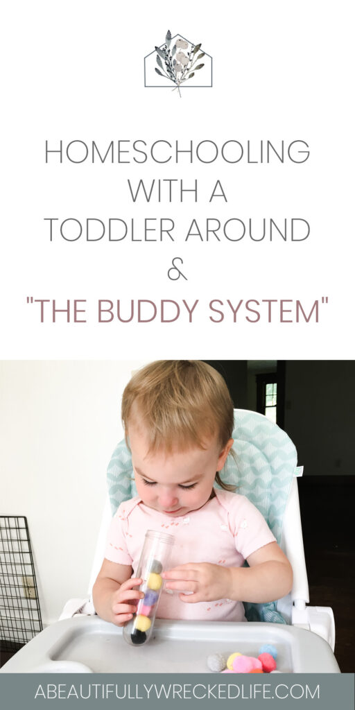 Homeschooling with a Toddler & the Buddy System
