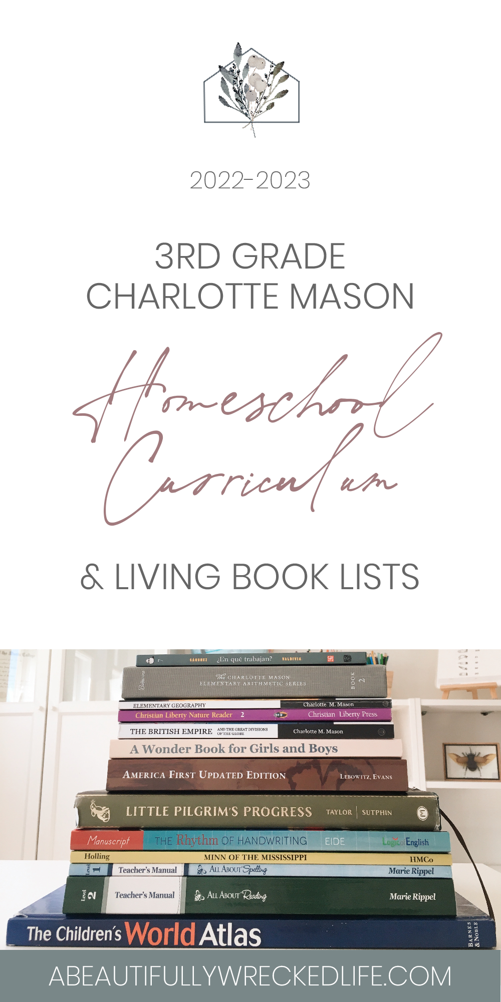 3rd Grade Charlotte Mason Homeschool Curriculum and Living Book Lists