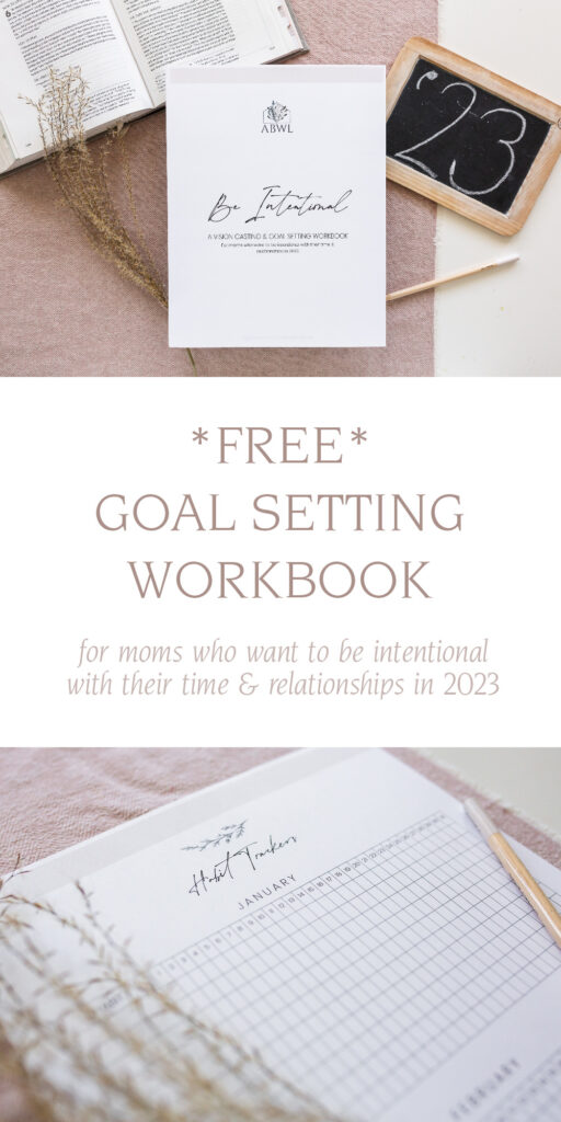 Be Intentional: A Free Goal Setting and Vision Casting Workbook for 2023